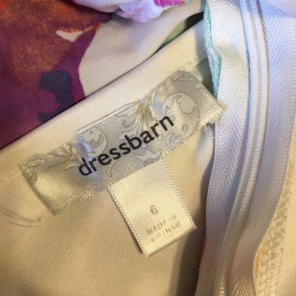 Dressbarn Size 6 Orange dress - Picture 3 of 4